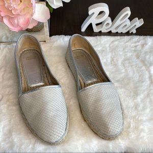 Johnston & Murphy snake skin espadrilles